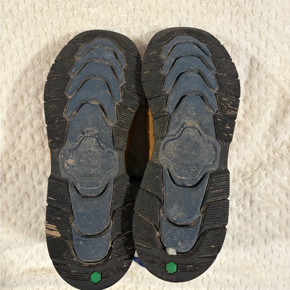 Men's GT Rally Mid-High Boots In Brown Suede And Blue Nylon Size 10.5 - Picture 4 of 5